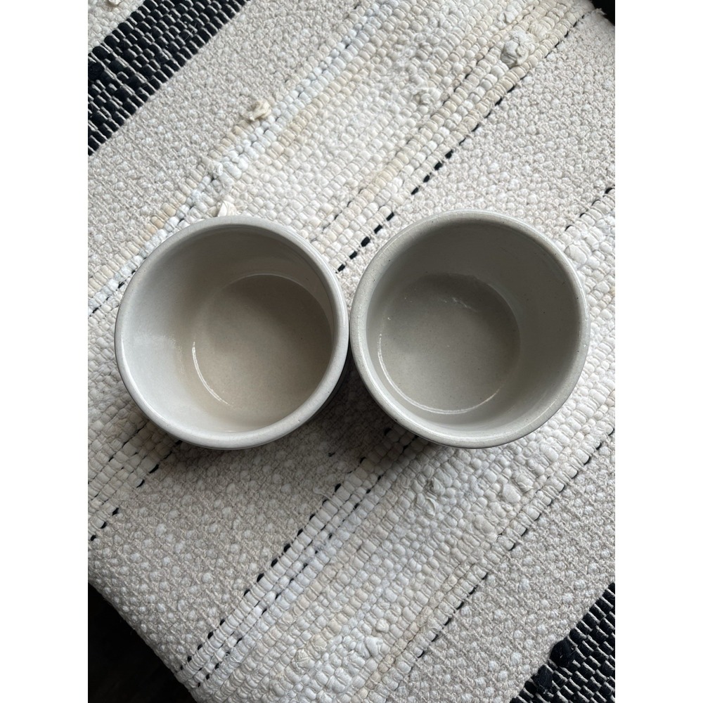 Robinson Ransbottom Pottery Crocks(Set of 2) #303 1 Pt Each Low Jar Pristine VTG - Picture 7 of 7